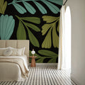 Plant Toss III Mural Wallpaper - room preview 02