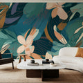 Manga Floral Mural Wallpaper - room preview 02