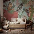 Floralscape Fairies I Mural Wallpaper - room preview 02