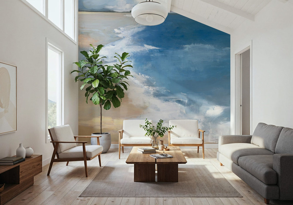 Open Shoreline Mural Wallpaper - room preview 02