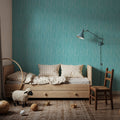 Coastal Dripping Turqouise Mural Wallpaper - room preview 02