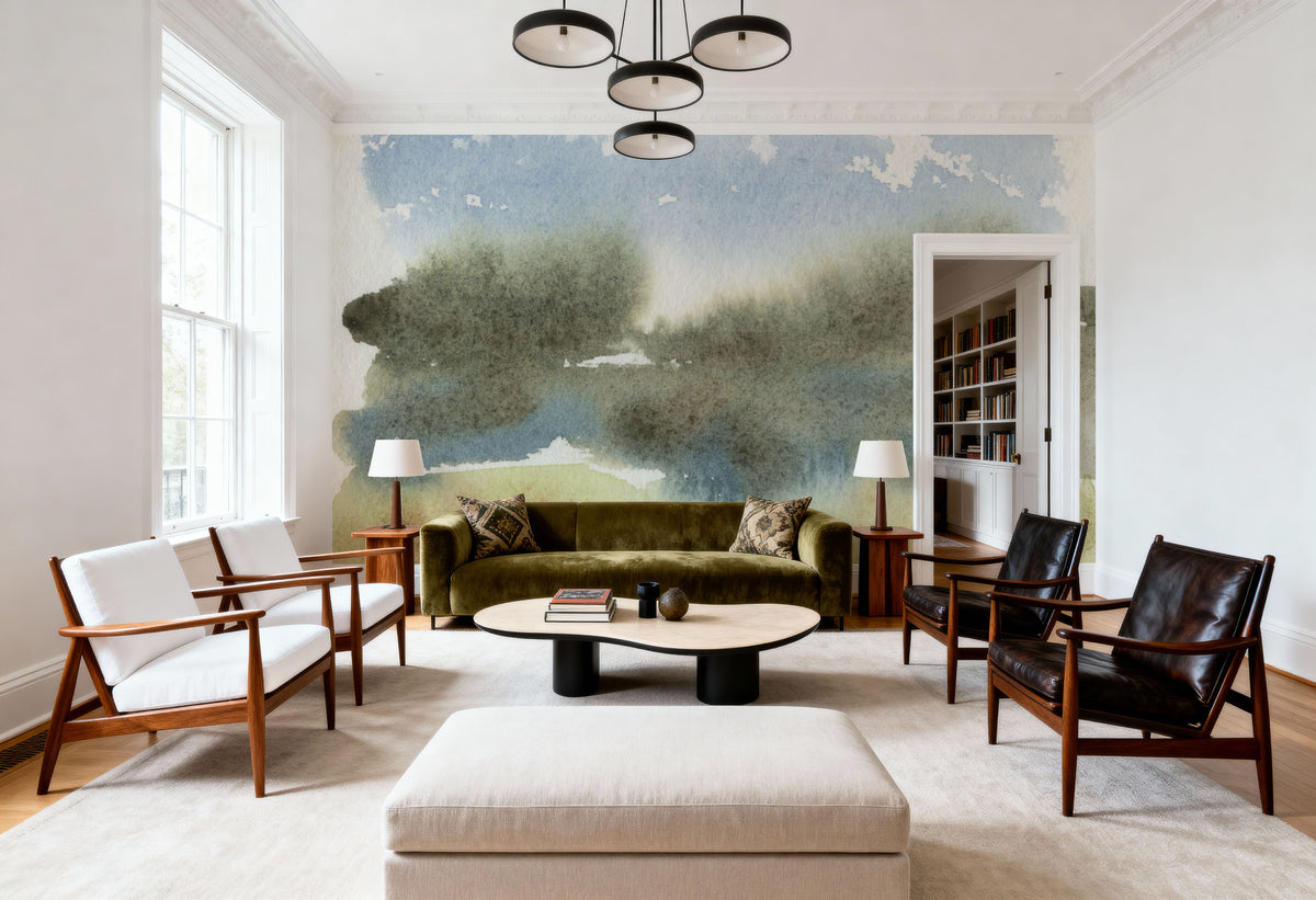 Cod Abstract Mural Wallpaper - room preview 02