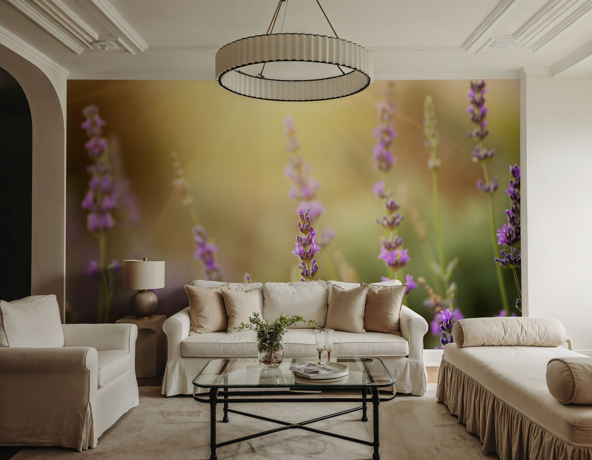 Lavender Scent Mural Wallpaper - room preview 02