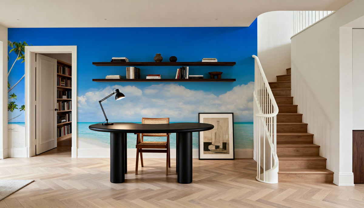 Tropical Beach, Bora Bora Mural Wallpaper - room preview 02