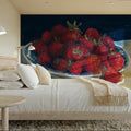 Bowl of Strawberries Mural Wallpaper - room preview 02