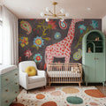 Giraffe of the Jungle Mural Wallpaper - room preview 02
