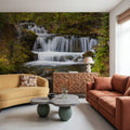 Autumn Waterfall Mural Wallpaper - room preview 02