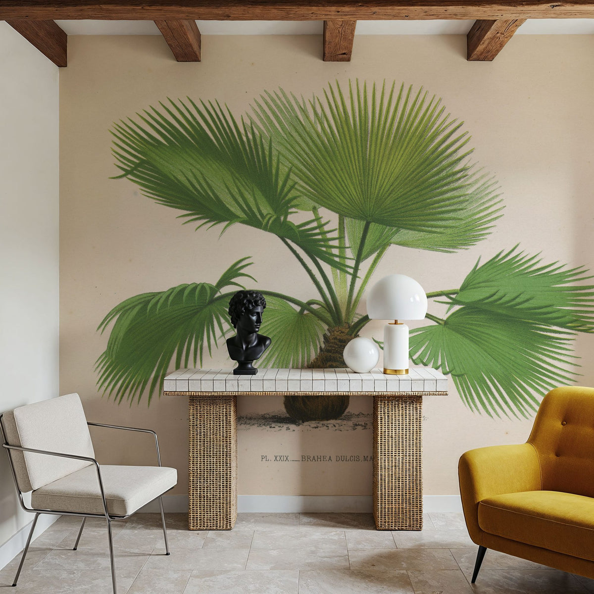 Palmier PL XXIX Mural Wallpaper - room preview 02