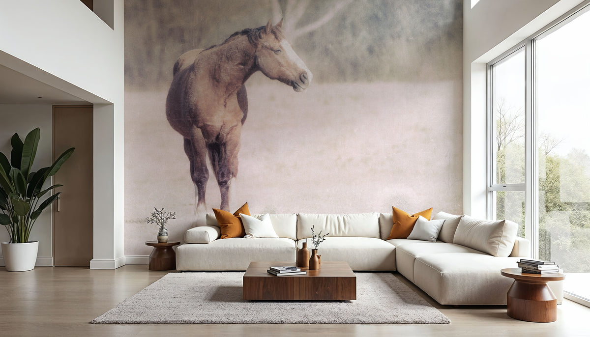 Sunny Field I Mural Wallpaper - room preview 02