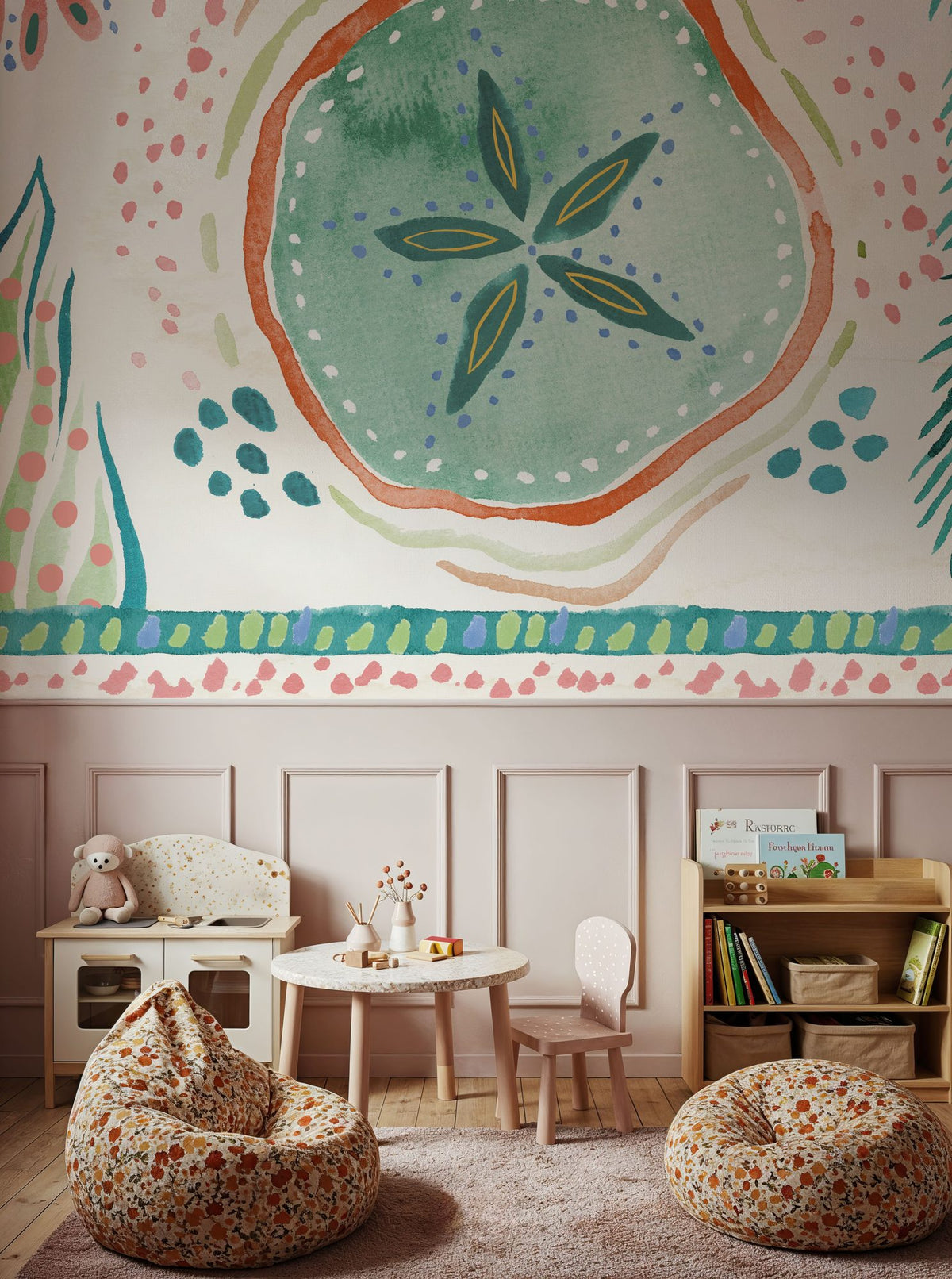 Coastline V Mural Wallpaper - room preview 02