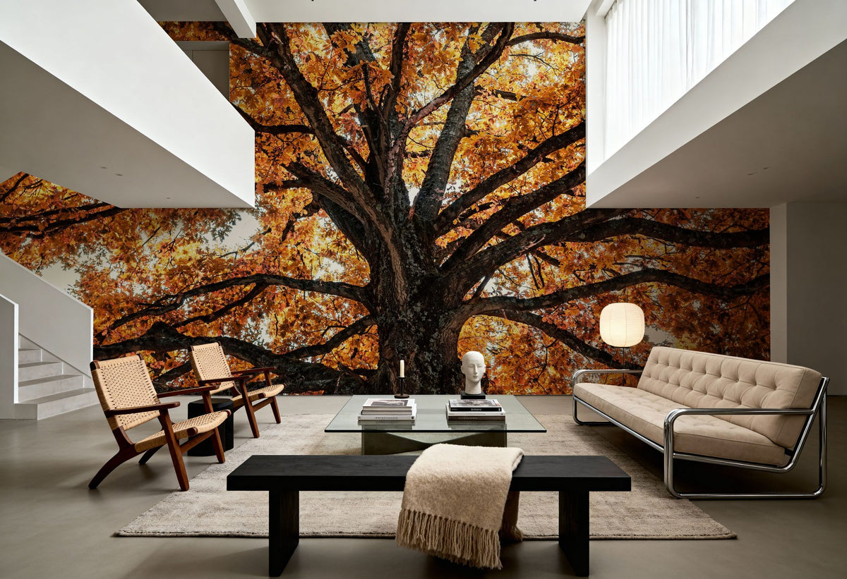 Fall Crown Mural Wallpaper - room preview 02