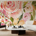 Floral Fantasy II Mural Wallpaper - room preview 02