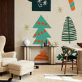 Winter Cheer I Mural Wallpaper - room preview 02