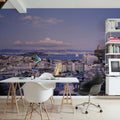 Highrise Twilight Metropolis Mural Wallpaper - room preview 02