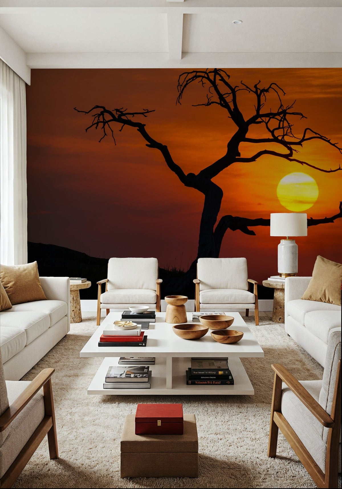 Pinus Flexilis Sunset Mural Wallpaper - room preview 02