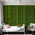Panthera Tiger, Dill Green Mural Wallpaper - room preview 02