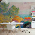 Two Women by the Shore, Mediterranean Mural Wallpaper - room preview 02