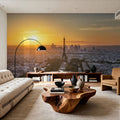 Paris Sunset Mural Wallpaper - room preview 02