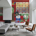 Main Street Christmas III Mural Wallpaper - room preview 02