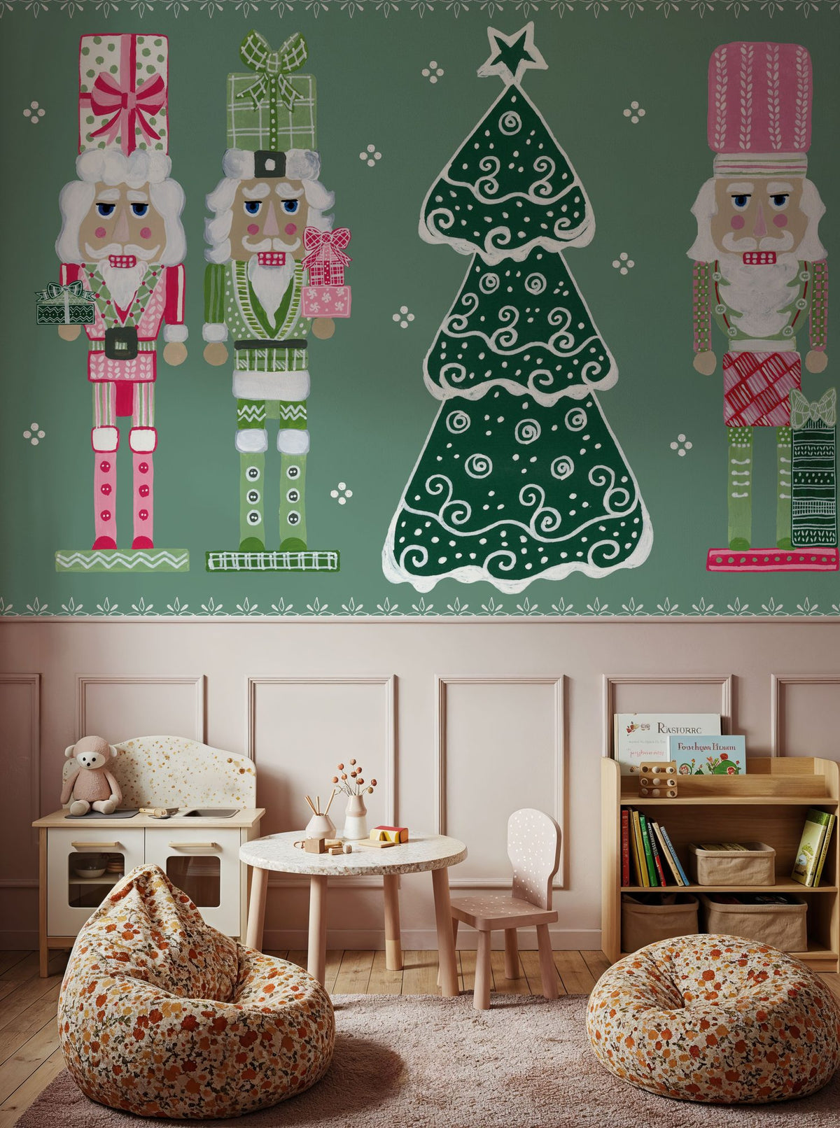 Dreamland Nutcrackers II Mural Wallpaper - room preview 02