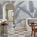 Banana Palms, Stone Mural Wallpaper - room preview 02