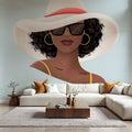 Beach Girl I Mural Wallpaper - room preview 02