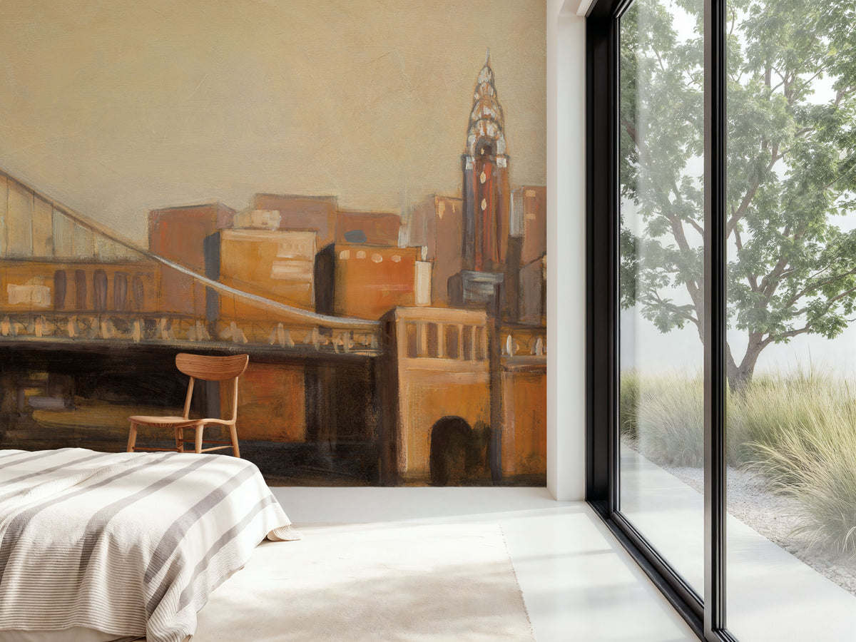 NYC After Dawn Crop Mural Wallpaper - room preview 02