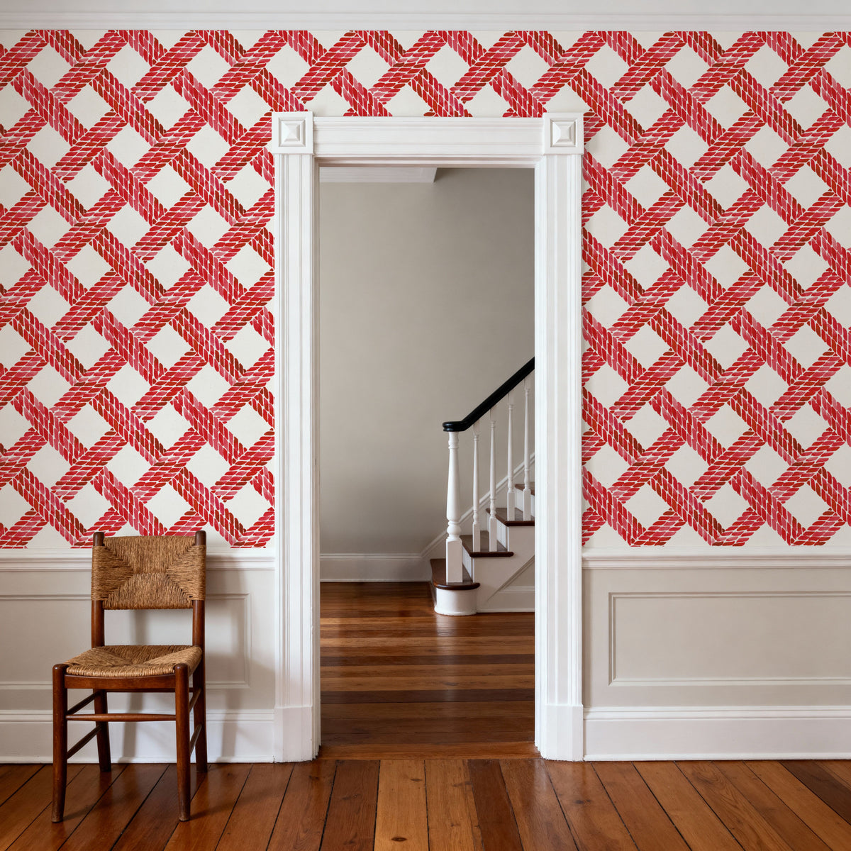Seafood Shanty Red I Mural Wallpaper - room preview 02