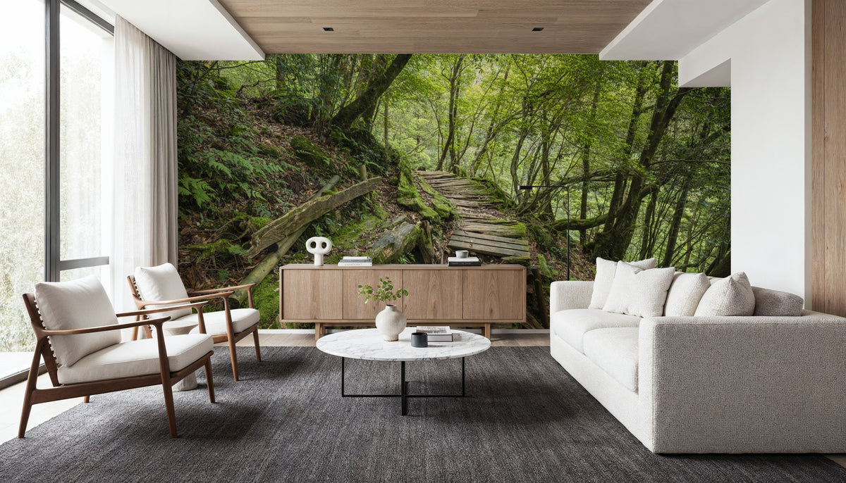 Trailing Forest Mural Wallpaper - room preview 02