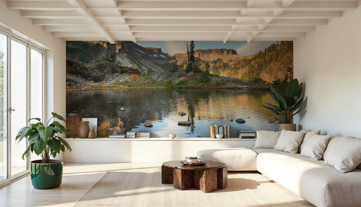 Heather Meadow Mural Wallpaper - room preview 02