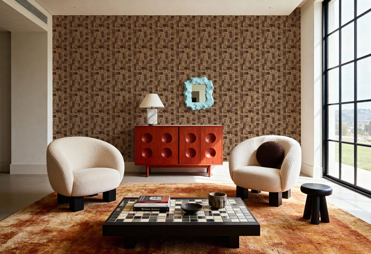 Stubbs, Oak Mural Wallpaper - room preview 02