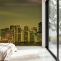 Luminous Pyramid Skyline Mural Wallpaper - room preview 02
