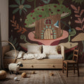 Floralscape Fairies IV Dark Mural Wallpaper - room preview 02