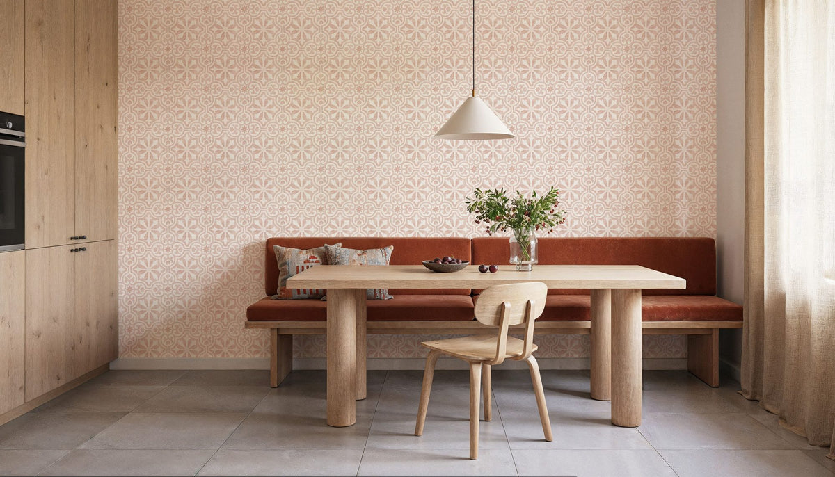 Ocean Dreams Red Mural Wallpaper - room preview 02