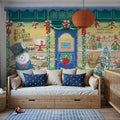 Main Street Christmas I Mural Wallpaper - room preview 02