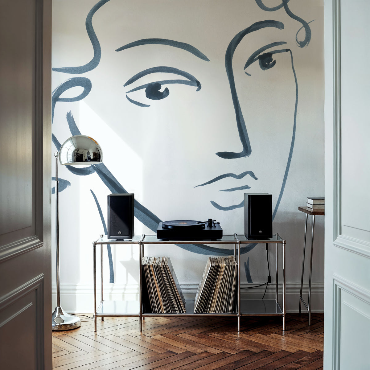 Whimsy Portrait I Mural Wallpaper - room preview 02