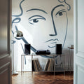 Whimsy Portrait I Mural Wallpaper - room preview 02