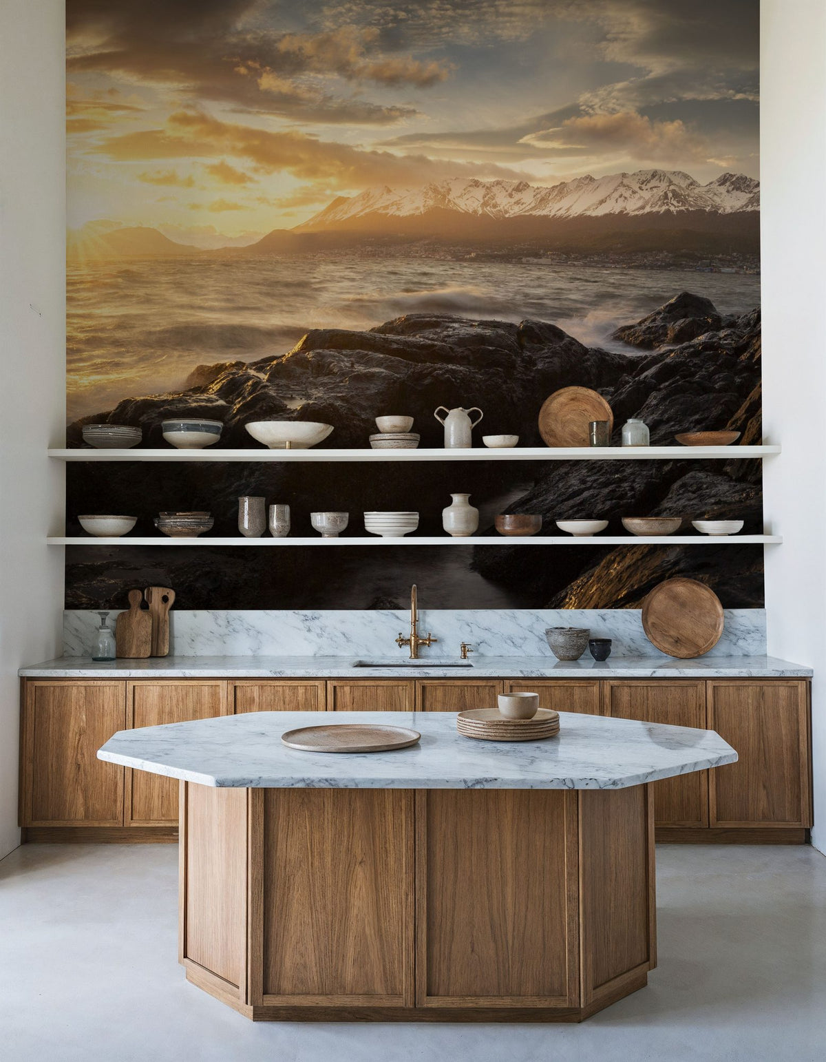 Ushuaia Sunset Mural Wallpaper - room preview 02