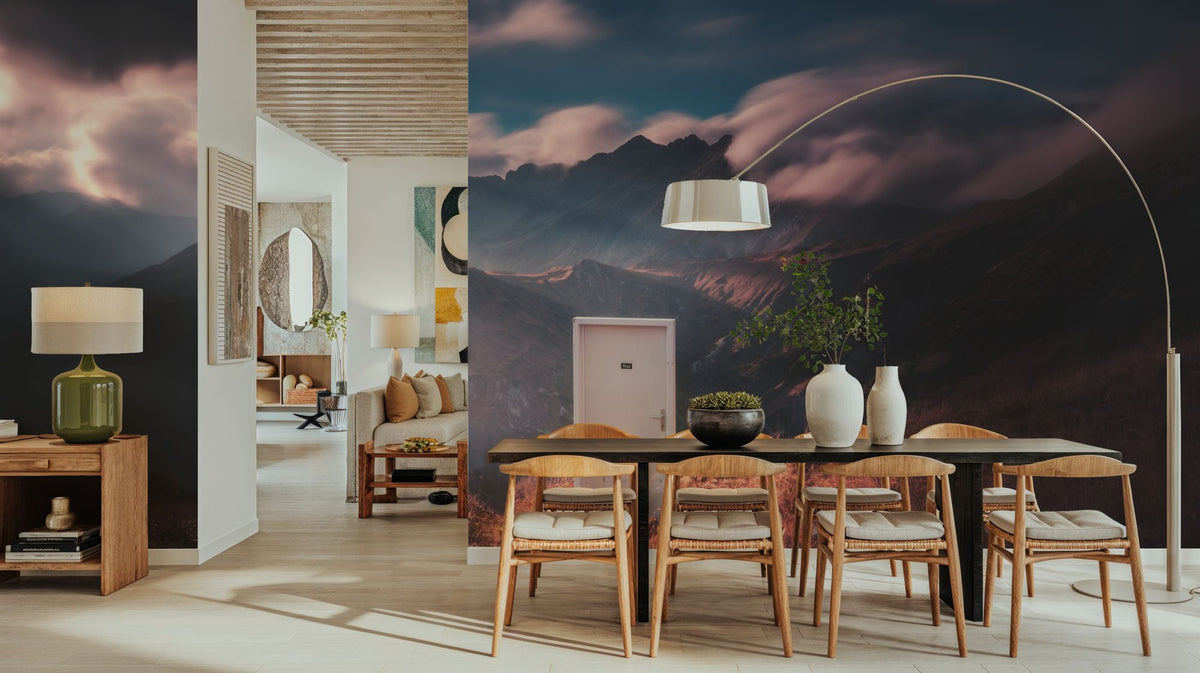Mountain Door Mural Wallpaper - room preview 02