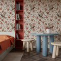 Chaffinchs and Apples Mural Wallpaper - room preview 02
