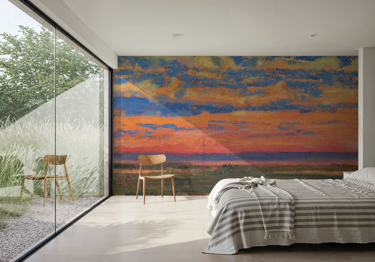Brilliant Sunset Mural Wallpaper - room preview 02