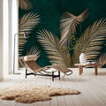 Monumental Leaf Mural Wallpaper - room preview 02