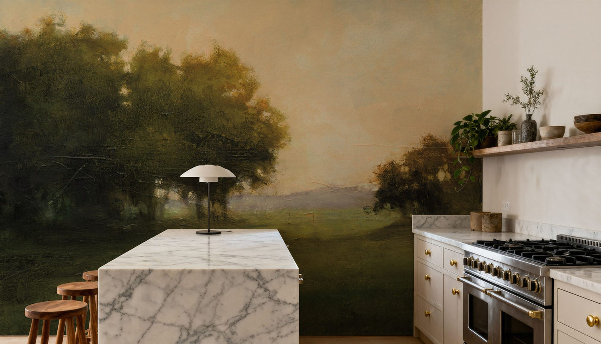 Morning Mountains Mural Wallpaper - room preview 02