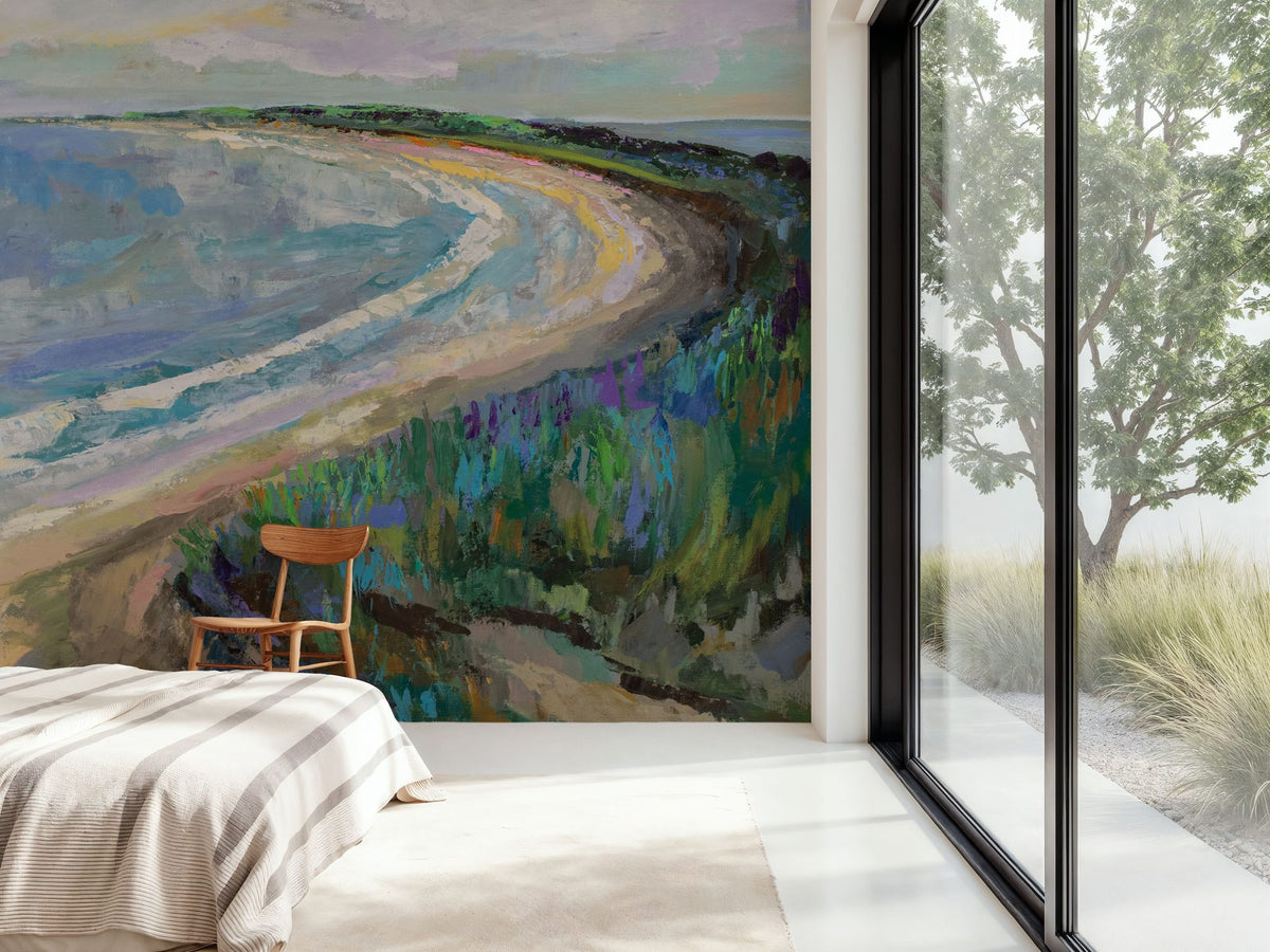 Beach Path Mural Wallpaper - room preview 02