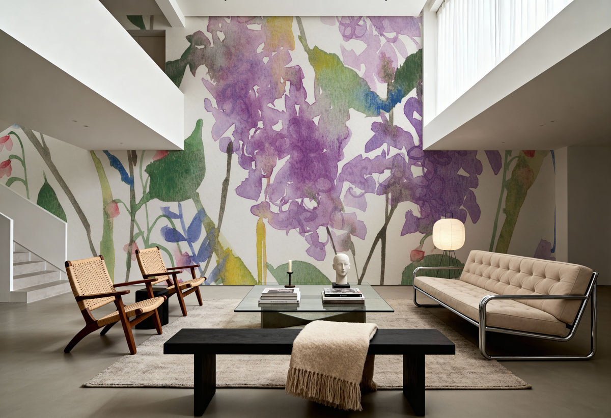 May Flowers Mural Wallpaper - room preview 02