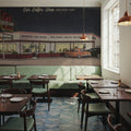 Greetings From the Coffee Shop Mural Wallpaper - room preview 02