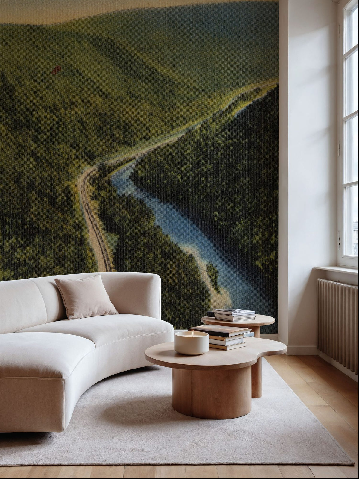 Switchback Canyon Mural Wallpaper - room preview 02