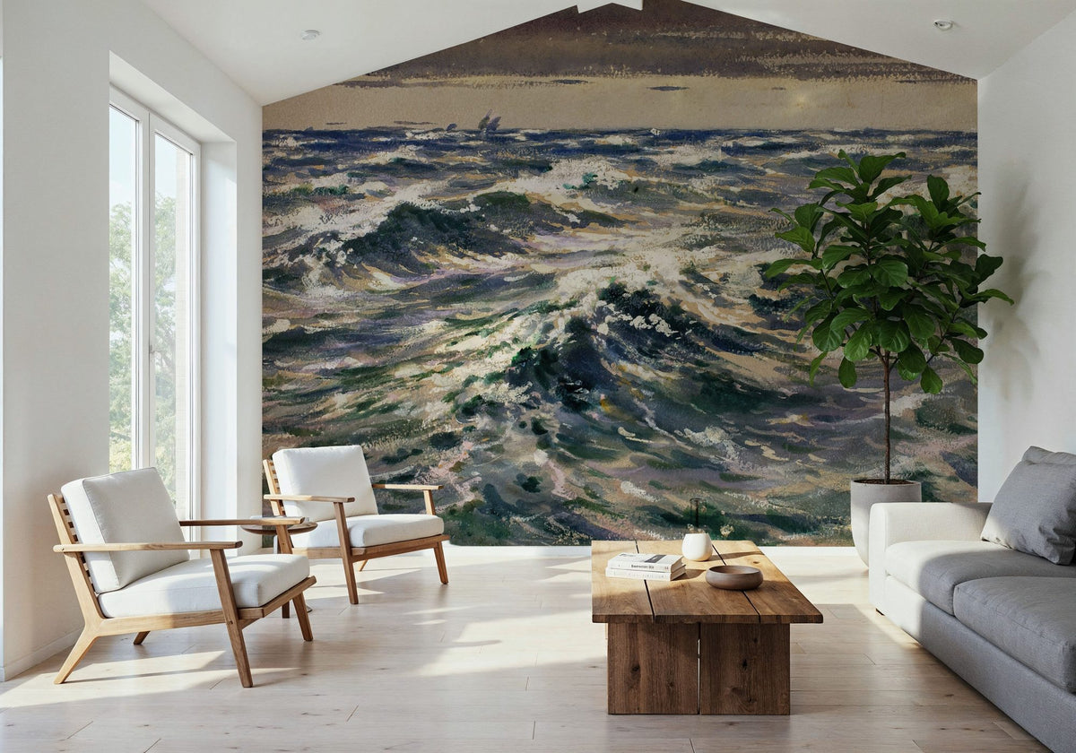 The Open Sea Mural Wallpaper - room preview 02