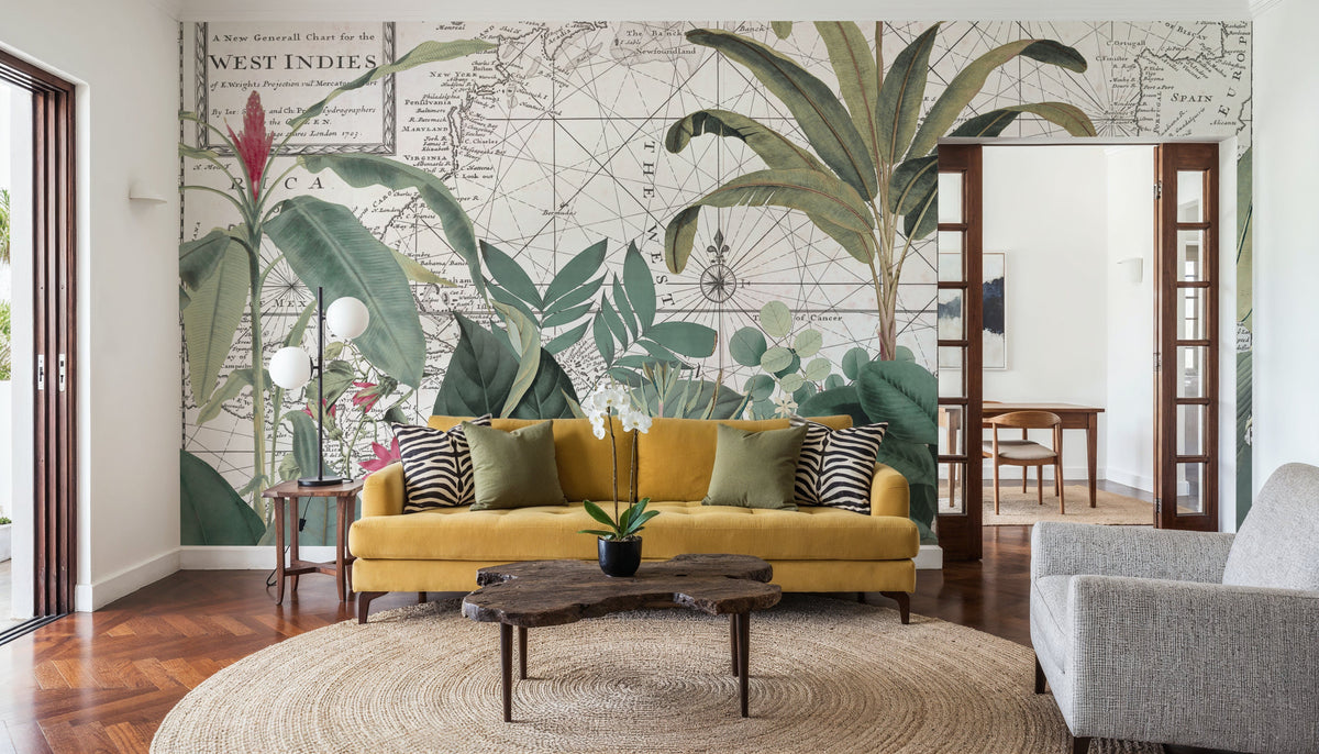 Exotic Wildlife V-I Mural Wallpaper - room preview 02
