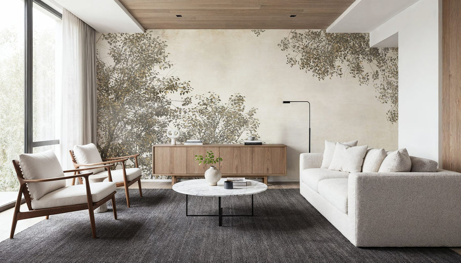 Forest Wallpaper Mural – Woodland Wall Mural – Tree Crowns
